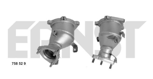 ERNST Catalizzatore 758529 758529 Set costo Catalizzatore NISSAN NP300 PICKUP ERNST