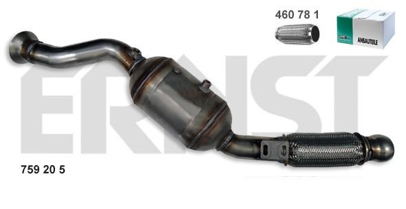 ERNST Catalyseur 759205 759205 Set Convertisseur catalytique MERCEDES-BENZ Classe G ERNST