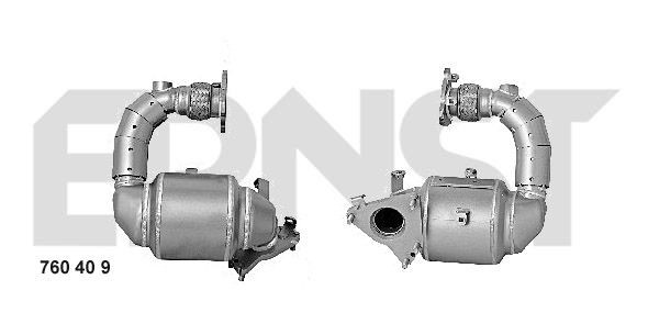 ERNST Katalysator 760409 ERNST Udstødning katalysator RENAULT Set 760409