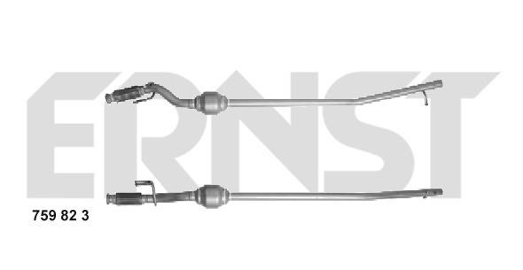 ERNST Katalysator 759823 Citroën XSARA Autokatalysator ERNST Set 759823