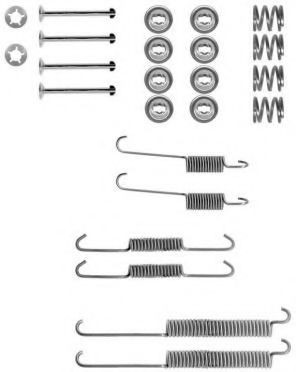 FERODO Monteringssats, bromsbackar FBA56 FBA56 FERODO monteringssats bromsbackar VOLVO 340-360