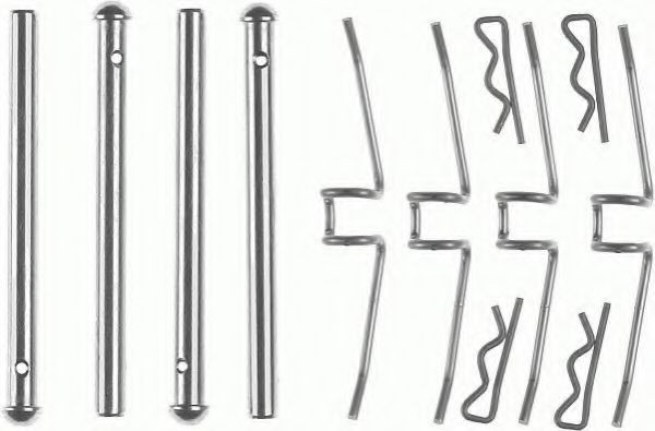 FERODO Lisakomplekt, ketaspiduriklotsid FBA401 Lisakomplekt, ketaspidurikate FERODO Volvo V70 PREMIER FBA401