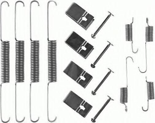 FERODO Tilbehørsett, bremsesko FBA184 Tilbehørsett bremsesko MAZDA FERODO PREMIER FBA184