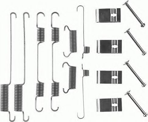 FERODO Toebehoren, remschoen FBA127 FBA127 PREMIER Toebehoren remschoen HONDA CRX FERODO