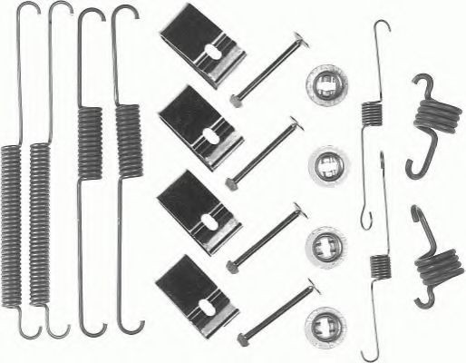 FERODO Monteringssats, bromsbackar FBA122 FBA122 FERODO monteringssats bromsbackar Ford ESCORT