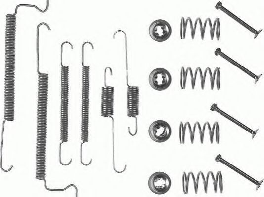 FERODO Kit d'accessoires, mâchoire de frein FBA110 Kit d'accessoires frein de stationnement FERODO 2 FBA110 pas cher