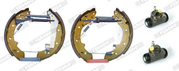 FERODO Brake Set, drum brakes FMK160 FERODO FMK160 Brake Set, drum brakes RENAULT 21 Estate 2.0 117 hp 1990