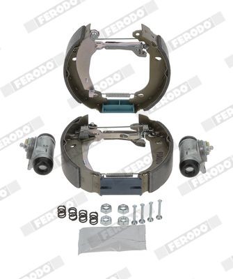 FERODO Remmenset, trommelrem FMK188 FERODO FMK188 Remmenset, trommelrem RENAULT Twingo I Hatchback 1.1 (C066) 60 Pk 1999