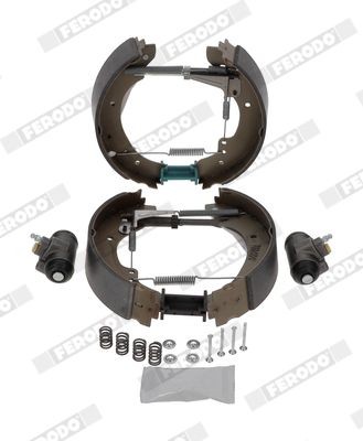 FERODO Sada bŕzd, Bubnová brzda FMK258 FERODO FMK258 originálne Sada bŕzd, bubnová brzda Renault Trafic Bus cena