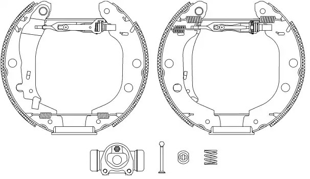 FERODO Jogo de travões, travões de tambor FMK401 FMK401 FERODO Travões de tambor Nissan baratos