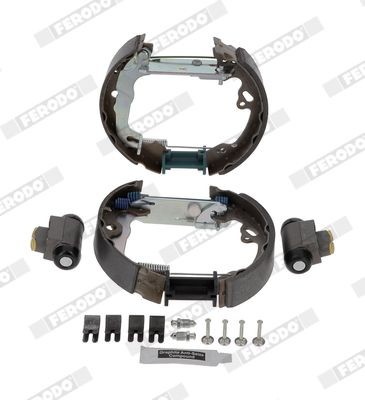 FERODO Brake Set, drum brakes FMK453 FERODO FMK453 Brake Set, drum brakes FORD Focus Mk1 Estate (DNW) 2.0 137 hp 2006