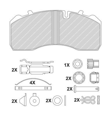 FERODO Bromsskiva DDF090-1 FERODO DDF090-1 Bromsskivor sport Alfa Romeo Alfetta 116 original