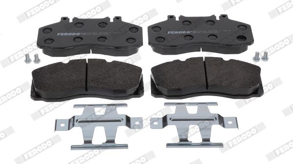 FERODO Bremseklosser FVR1522B FERODO FVR1522B Bremseklosser MERCEDES-BENZ T2/LN1 Tippbil 611 DK (668.041, 668.042) 105 hk 1994