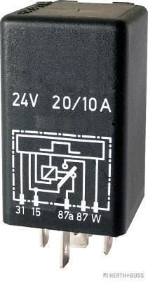 HERTH+BUSS ELPARTS Relè, bensinpumpe 75898345 75898345 Drivstoffpumperelé KIA PICANTO HERTH+BUSS ELPARTS