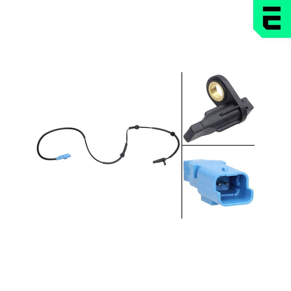OPTIMAL Wielsnelheidssensor (ABS) 06-S129 06-S129 Wielsensor CITROËN C4 OPTIMAL