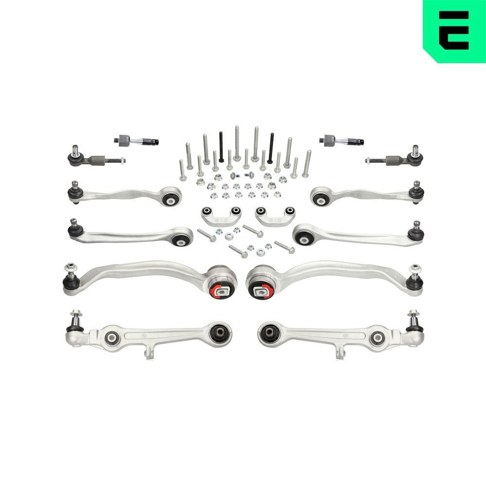 OPTIMAL Tukivarsisarja, pyörien tuenta G8-530L CHEVROLET Asennussarja ohjausvipu OPTIMAL G8-530L