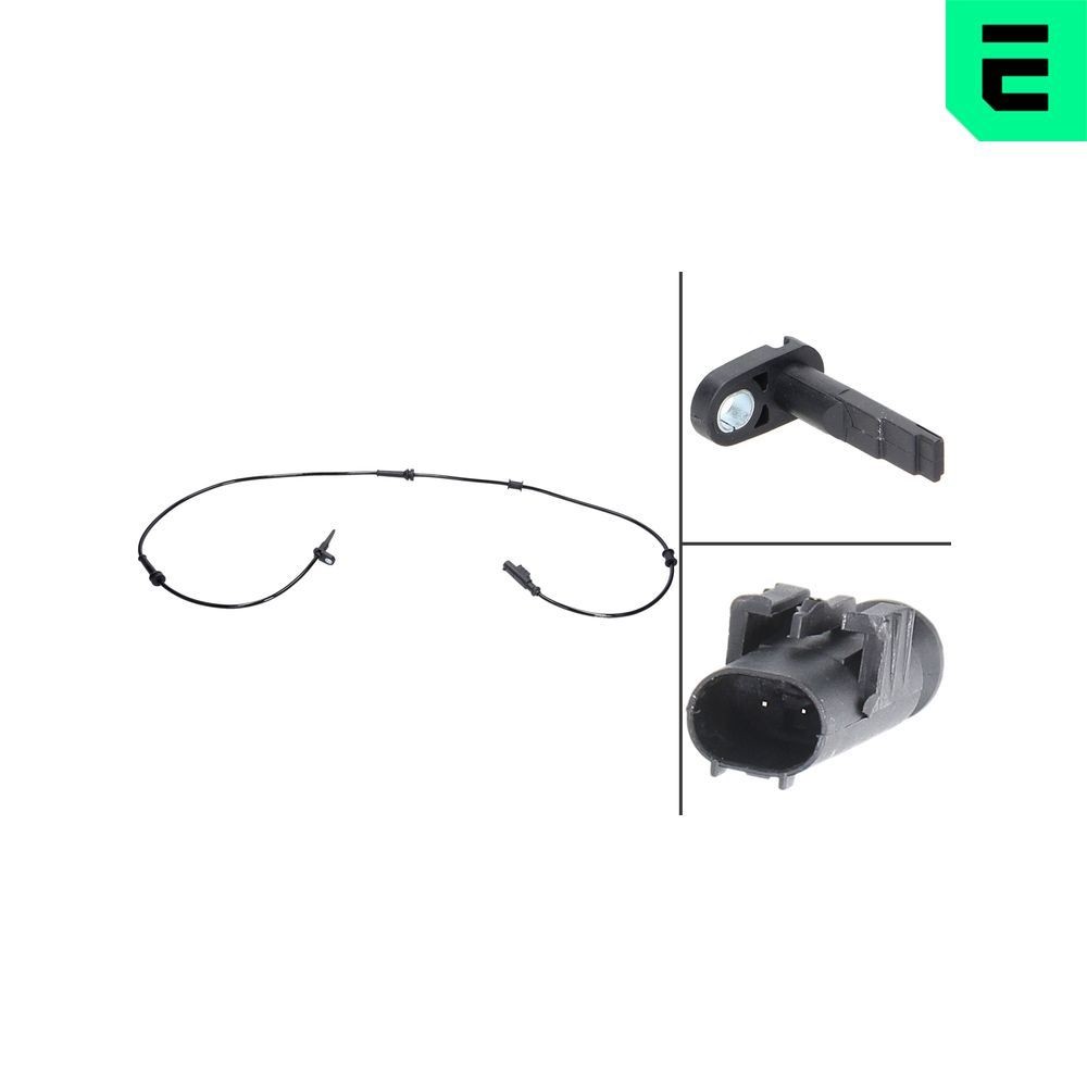 OPTIMAL Snímač počtu otáčok kolesa 06-S429 06-S429 OPTIMAL Snímač ABS Citroën lacné