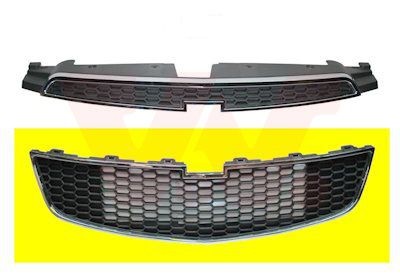 Grille de calandre VAN WEZEL 0820514 VAN WEZEL 0820514 Grille de radiateur CHEVROLET EPICA 2005