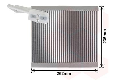 VAN WEZEL Evaporador, ar condicionado 5900V157 VAN WEZEL 5900V157 Evaporador, ar condicionado