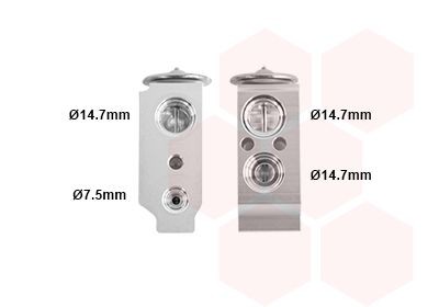 VAN WEZEL Βαλβίδα εκτόνωσης, συστ. κλιματ. 82001292 VAN WEZEL 82001292 Βαλβίδα εκτόνωσης OPEL CASCADA γνήσια