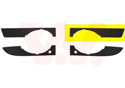 VAN WEZEL Rebordo, farol de nevoeiro 0326593 VAN WEZEL 0326593 Guarnição, farol de nevoeiro Audi A3 8V7 baratos