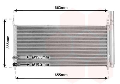 Kondensor, klimatanläggning VAN WEZEL 53005576 VAN WEZEL 53005576: Kondensor Lexus CT 2018