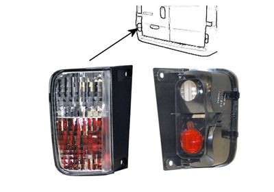 Baklykt VAN WEZEL 4395929 VAN WEZEL 4395929: Baklys Renault TRAFIC 2000