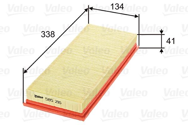 VALEO Õhufilter 585216 VALEO 585216 Õhufilter JEEP WRANGLER originaal