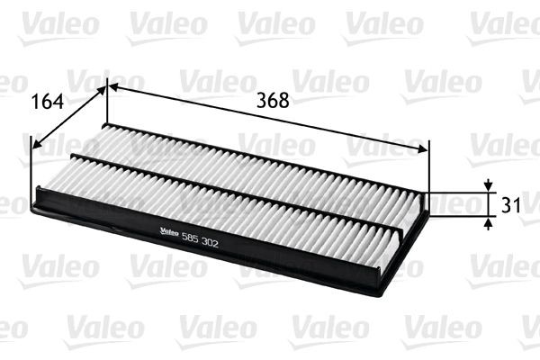 VALEO Luftfilter 585302 Luftfilter VALEO LEVORG 585302 billige