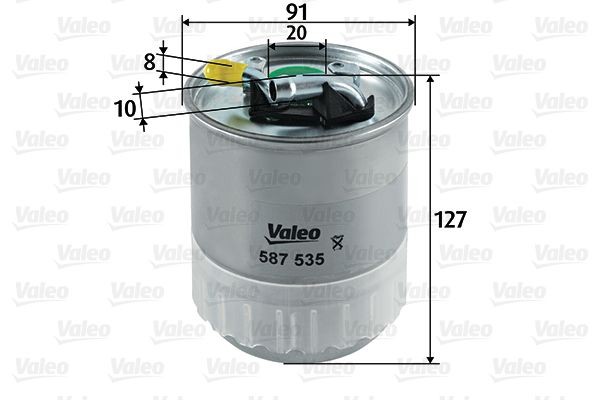 VALEO Polttoainesuodatin 587535 587535 VALEO Polttoainesuodatin (diesel ja bensa) MERCEDES-BENZ AMG GT