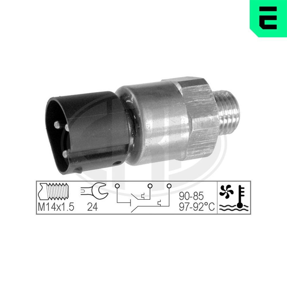 Temperatuurilülitus, radiaatorivent. ERA 330208 ERA 330208 Temperatuurilülitus radiaatoriventilaator BMW 5. Seeria 2016