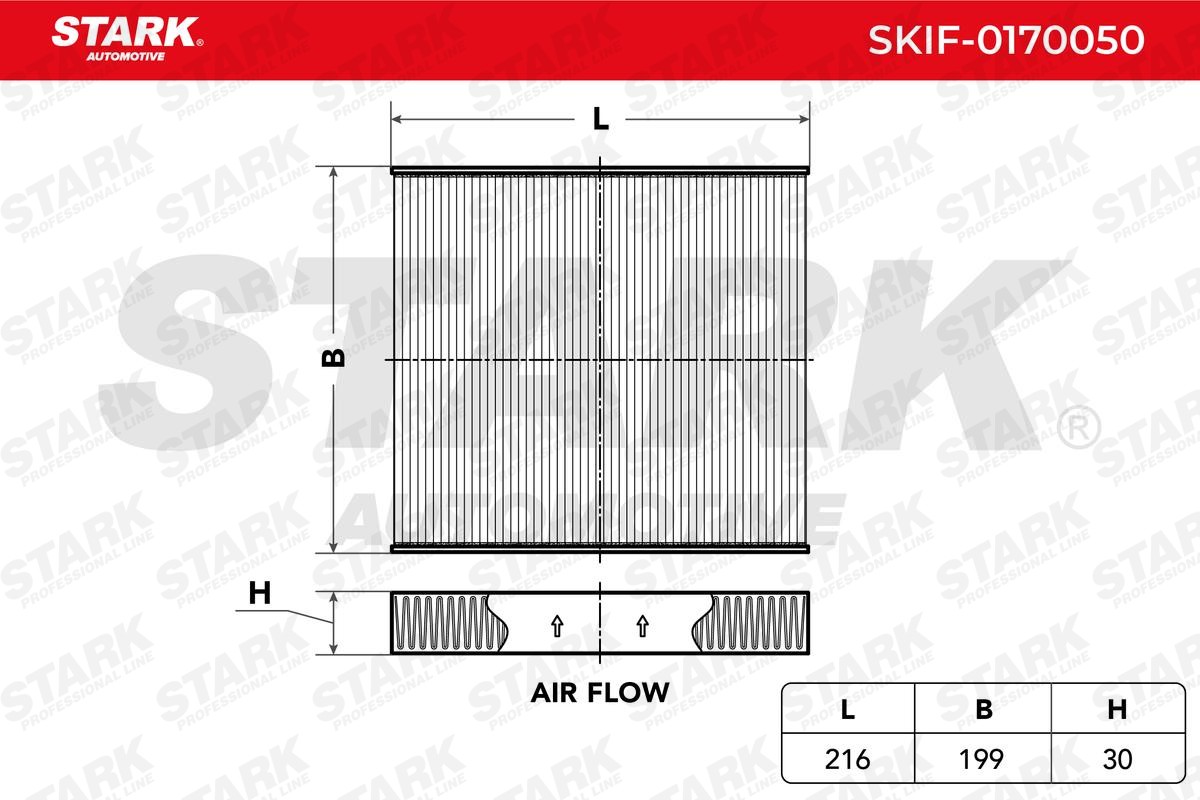 STARK Filter, salongiõhk SKIF-0170050 Salongi õhufilter STARK CR-V SKIF-0170050 odav