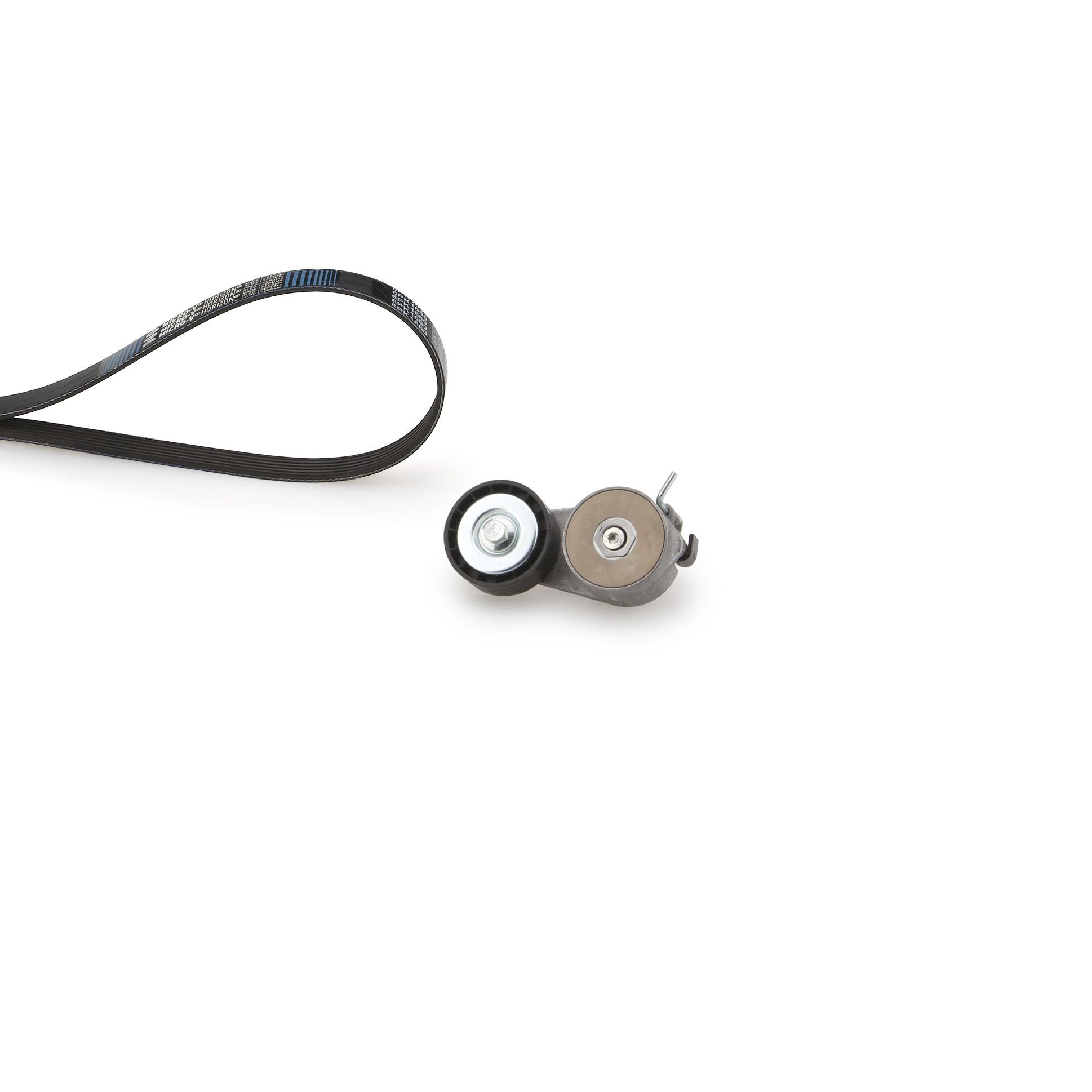 Jeu de courroies trapézoïdales à nervures GATES K015PK1173 GATES Micro-V Kit K015PK1173 Courroie de clim FIAT FIORINO 2008