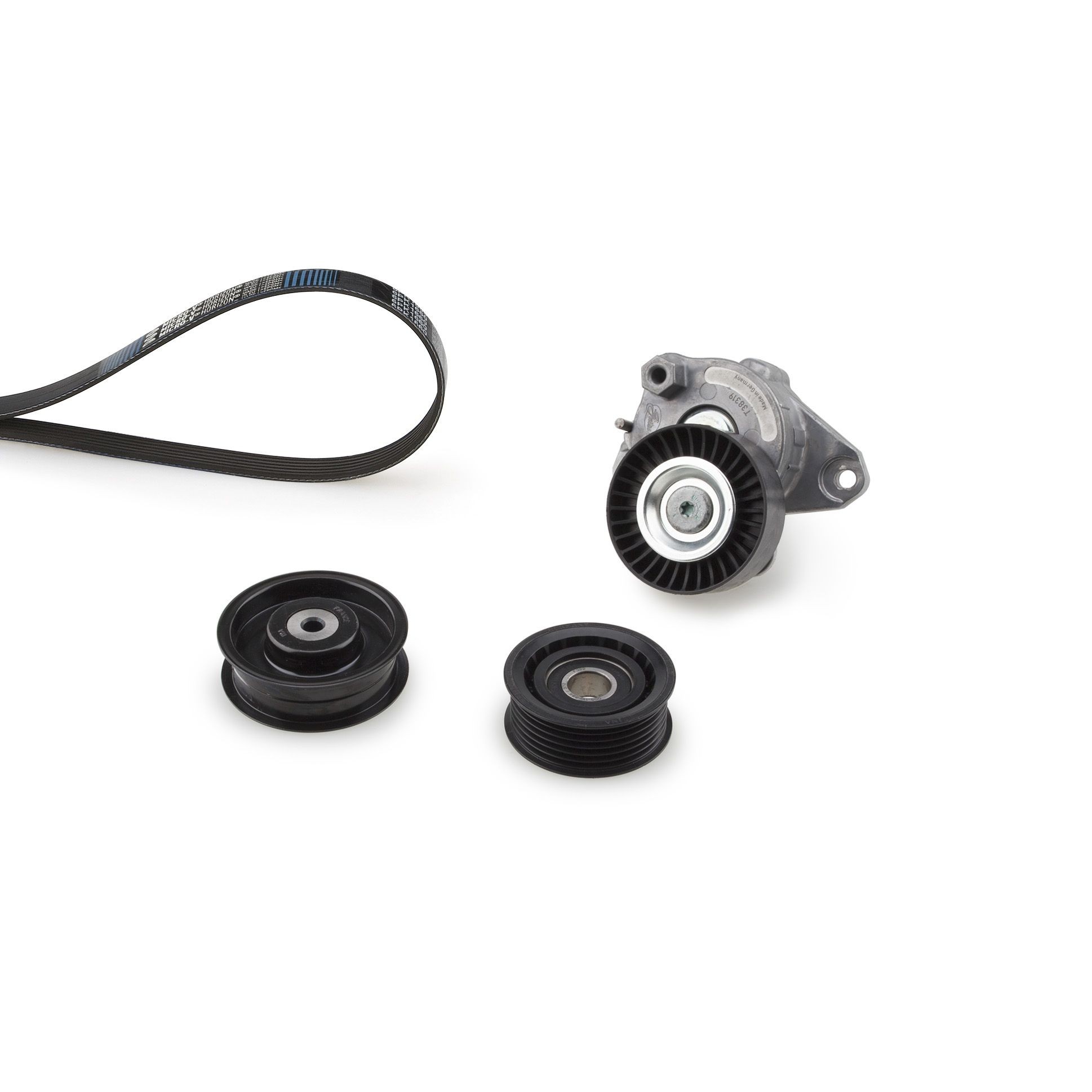Jeu de courroies trapézoïdales à nervures GATES K046PK2403 GATES Micro-V Kit K046PK2403 Kit de courroie d'accessoire MERCEDES-BENZ Classe R 2008