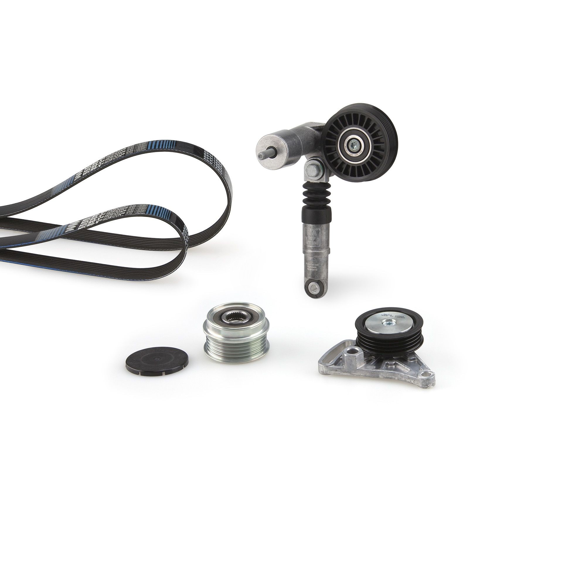 GATES Ozubený klinový remeň - Sada K075PK1435 GATES K075PK1435 Sada klinového rebrovaného remena Audi A4 B5 Avant originálne cena