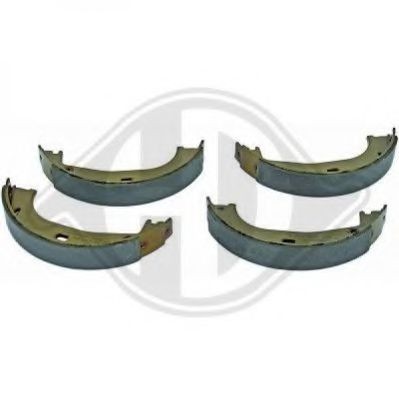 DIEDERICHS Piduriklotside komplekt 1121320 Trummelpidur AUDI DIEDERICHS 1121320