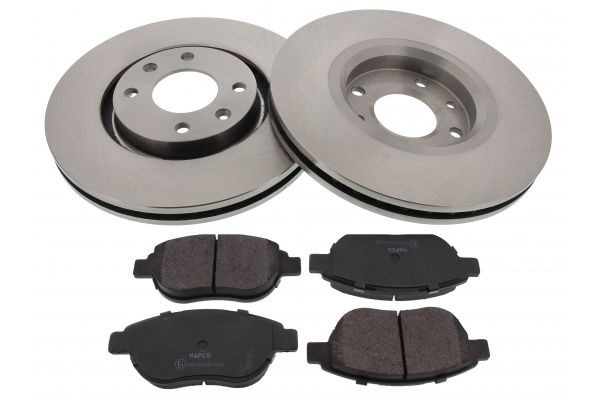 Disques et plaquettes de freins MAPCO 47357 MAPCO 47357 Kit disque et plaquette de frein PEUGEOT 206 2005