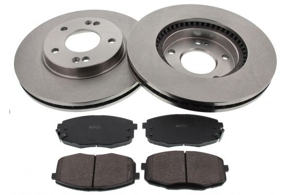 MAPCO Disques et plaquettes de freins 47554 MAPCO 47554 Disque et plaquette de frein KIA Stonic 3/5 portes (YB) pas cher