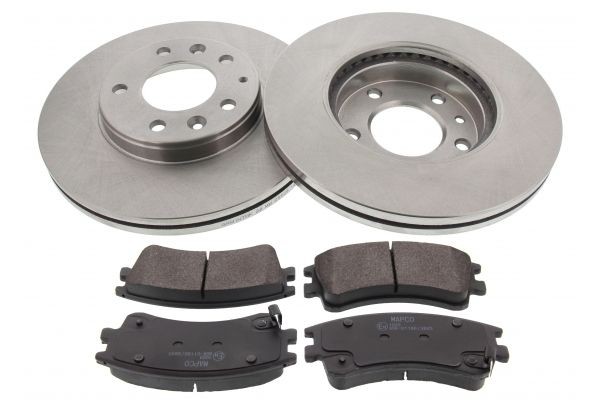 MAPCO Bremseskiver og klodser 47556 47556 Bremsesæt MAZDA 626 MAPCO