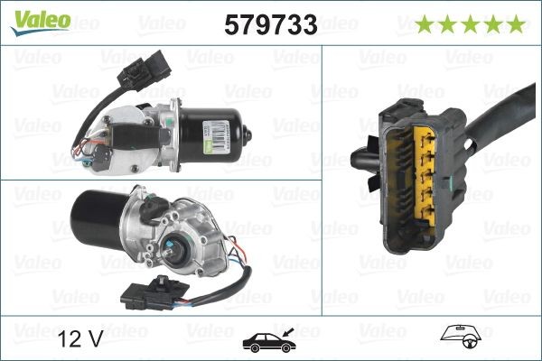 Vindusviskermotor VALEO 579733 VALEO 579733: Vindusviskermotor Renault TRAFIC 2014