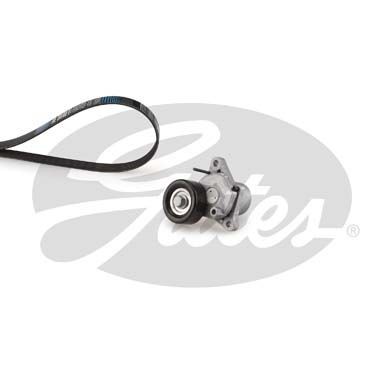 GATES Ozubený klinový remeň - Sada K015PK1858 Sada klinového rebrovaného remena GATES Kia PICANTO Micro-V Kit K015PK1858