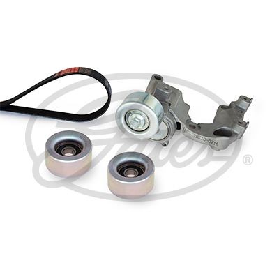 GATES Ozubený klinový remeň - Sada K017PK2090 GATES K017PK2090 originálne Sada klinového rebrovaného remena LFA cena