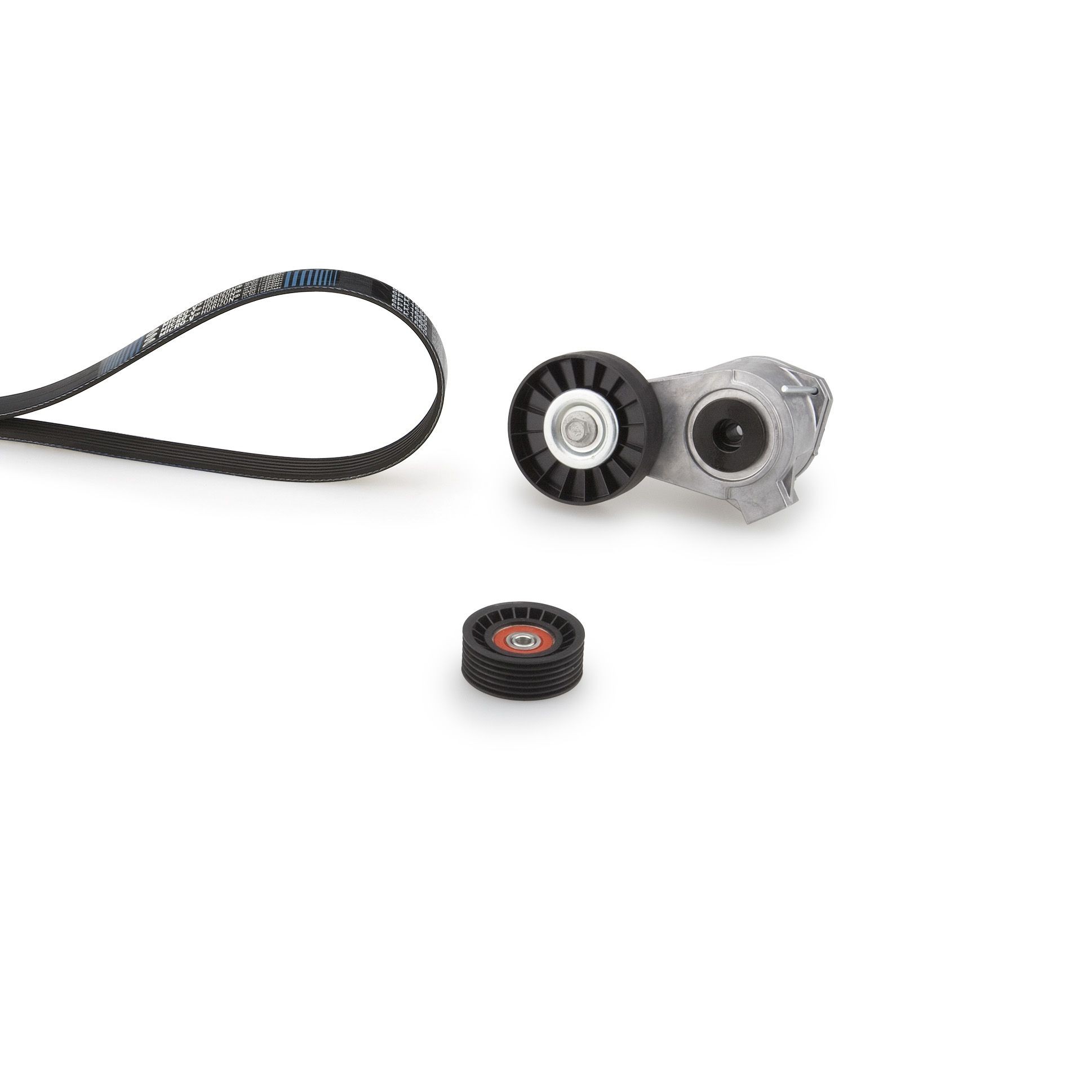 GATES Poly V-riem set K026PK2345 Saab 900 Multiriem set GATES Micro-V Kit K026PK2345