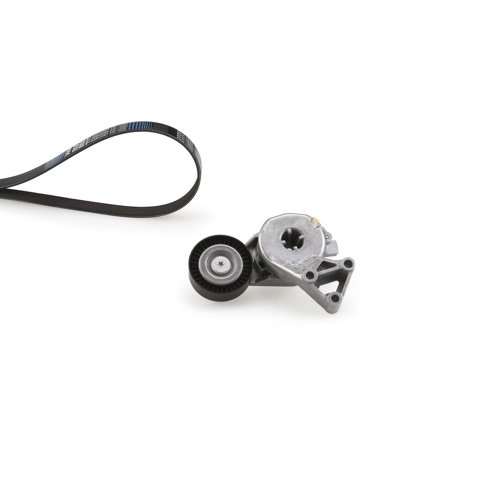 Jogo de correias trapezoidais estriadas GATES K046PK1033 GATES Micro-V Kit K046PK1033: Kit de correias trapezoidais estriadas Škoda FABIA 2000