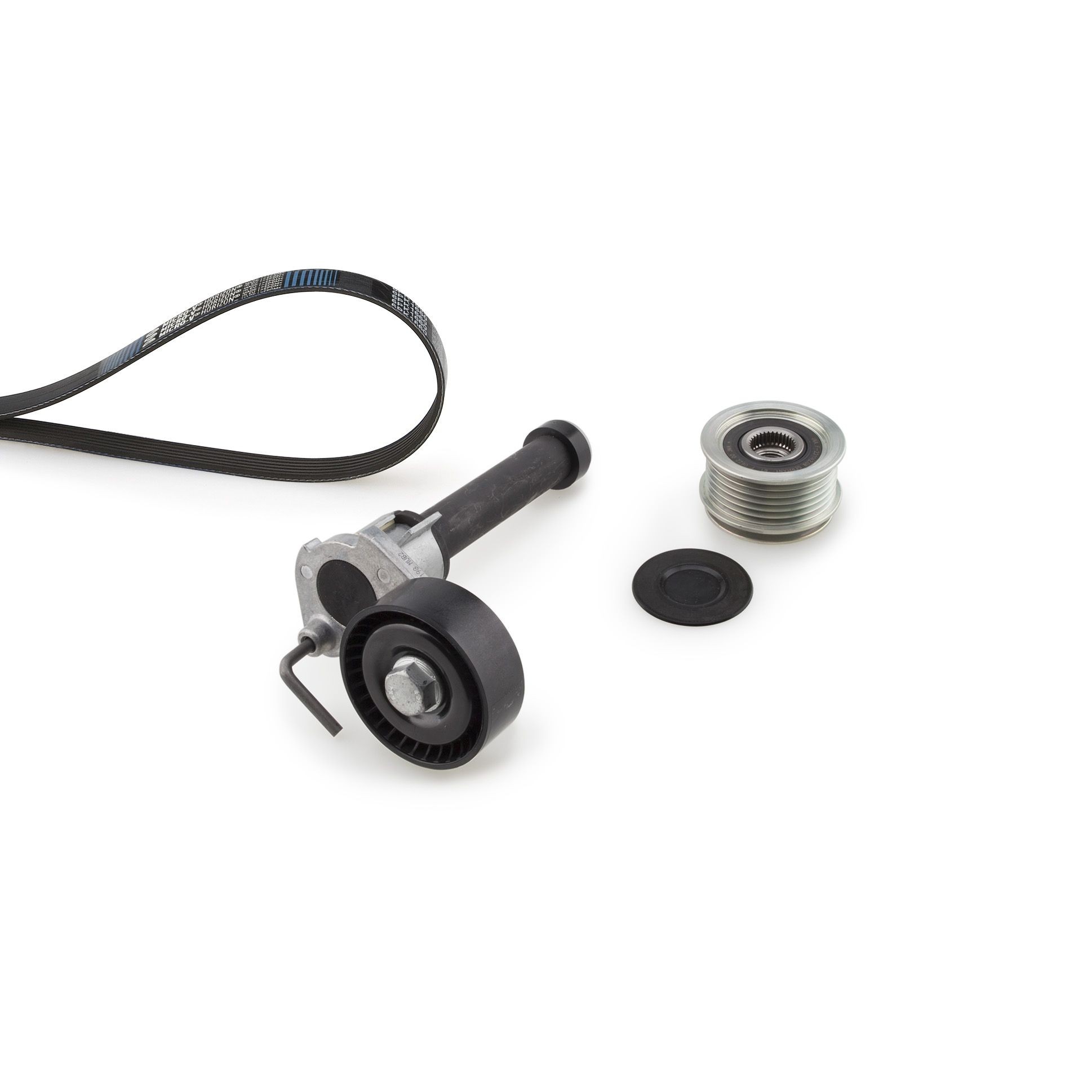 Jogo de correias trapezoidais estriadas GATES K046PK1113 GATES Micro-V Kit K046PK1113: Jogo de correias trapezoidais estriadas Audi TT 2006