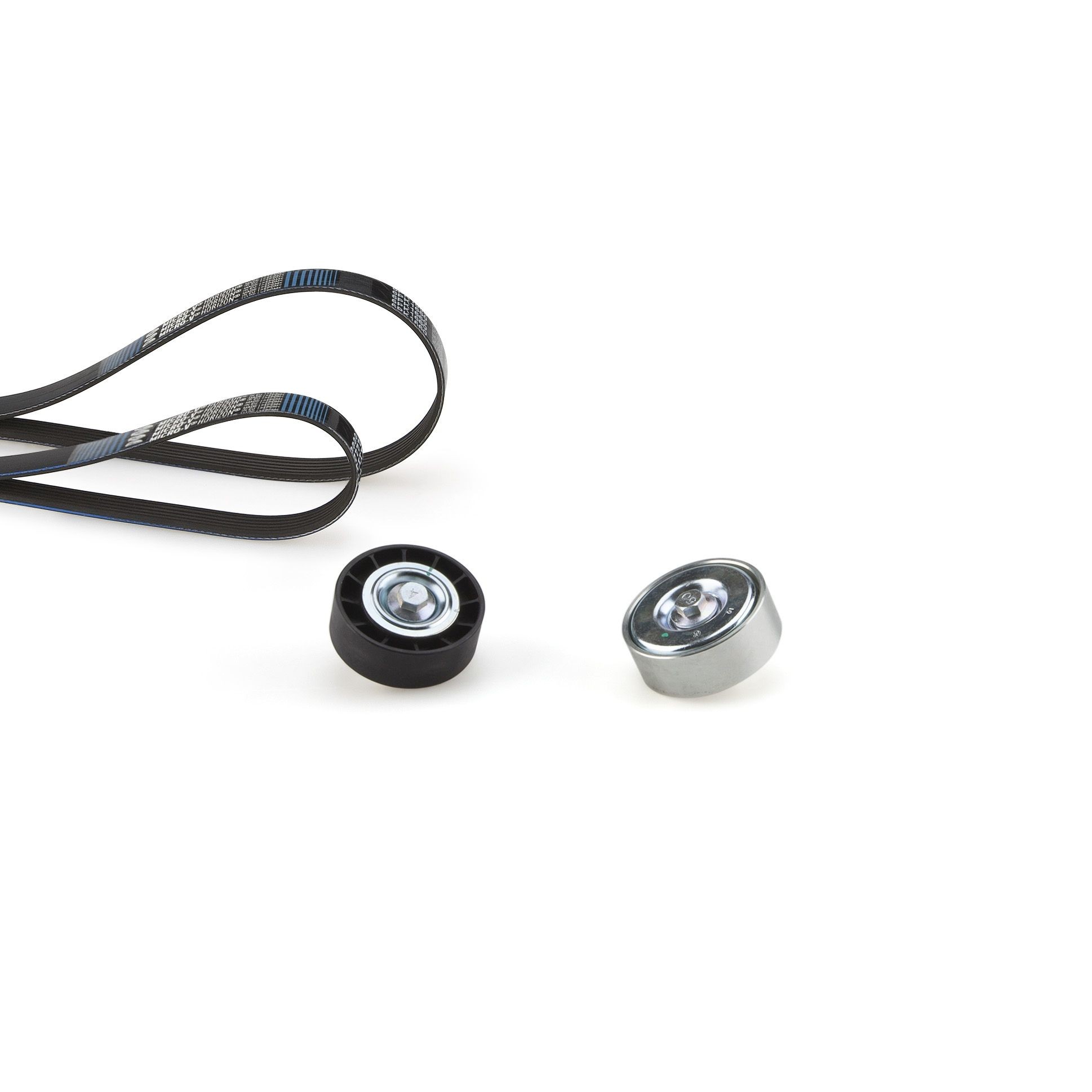 Drivremssats GATES K076PK995 GATES Micro-V Kit K076PK995: Flerspårsremssats Peugeot BOXER 2007