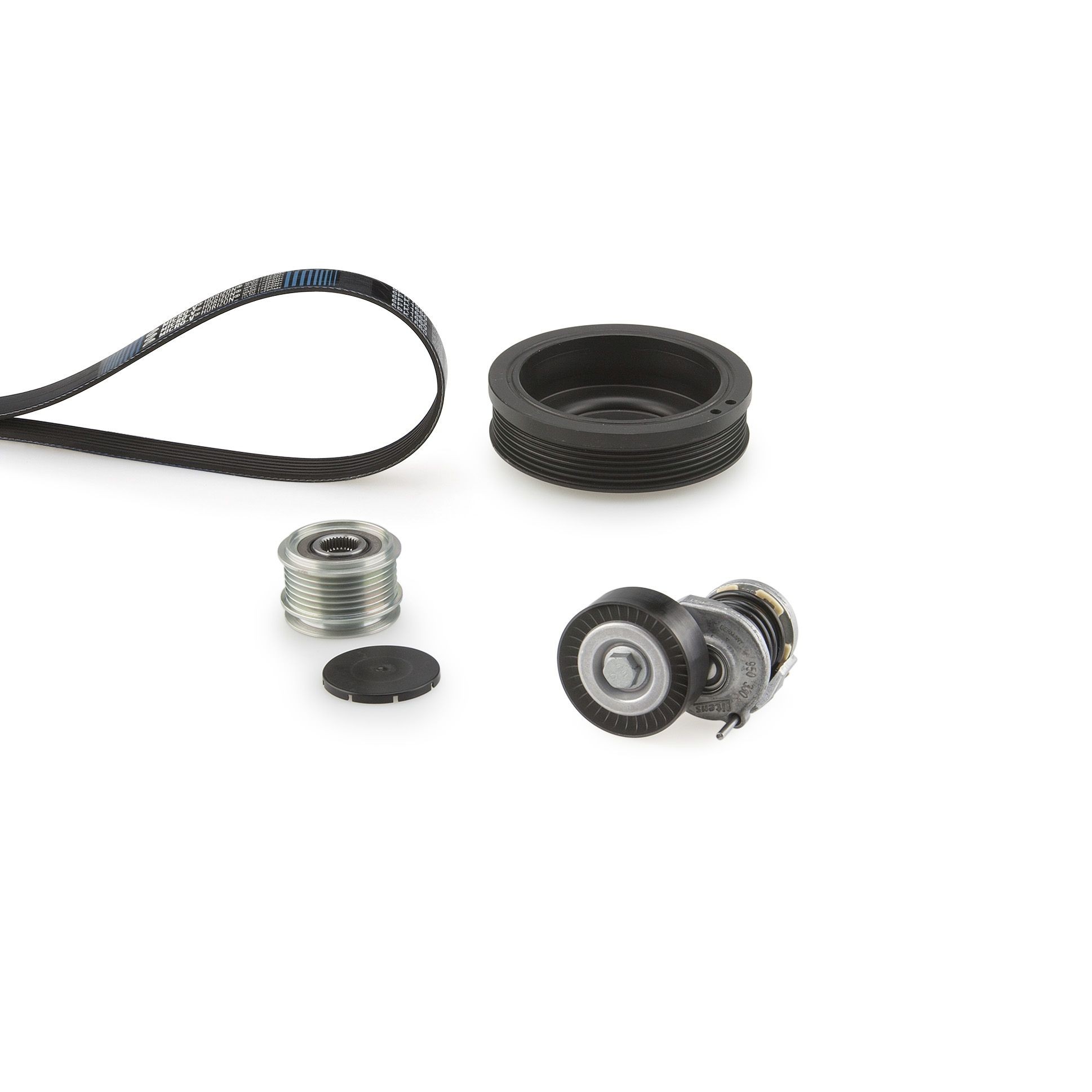 Jogo de correias trapezoidais estriadas GATES K096PK1070 GATES Micro-V Kit K096PK1070 Kit de correias trapezoidais estriadas Volkswagen TIGUAN 2008