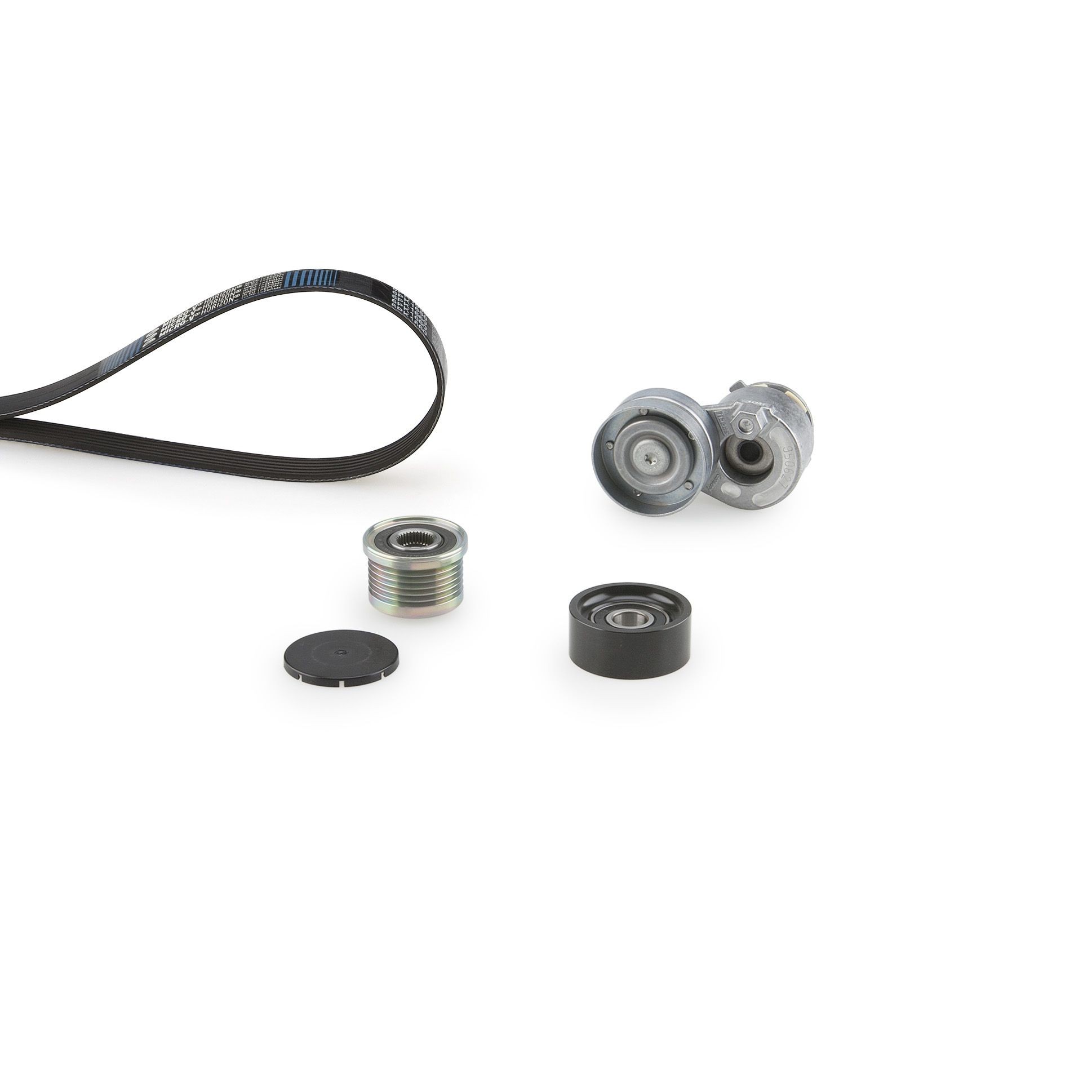 GATES Poly V-riem set K166PK1795 GATES K166PK1795 Poly v riemen kit SsangYoung REXTON originele
