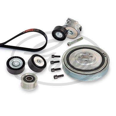 GATES Jeu de courroies trapézoïdales à nervures K336PK1708 GATES K336PK1708 Courroie Poly V FIAT Doblo II Camion plate-forme/Châssis (263) à un prix avantageux