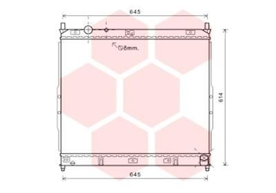 Engine radiator VAN WEZEL 81002122 VAN WEZEL 81002122 SsangYoung REXTON 2010 Radiators price